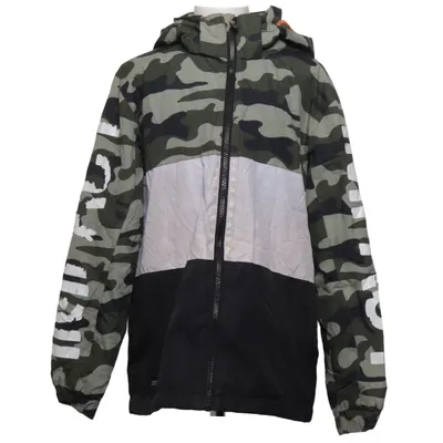 Regnjacka (Grön, Svart, Vit) från WOX Polyester