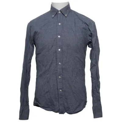 Overhemd (Blauw) van John Henric Katoen