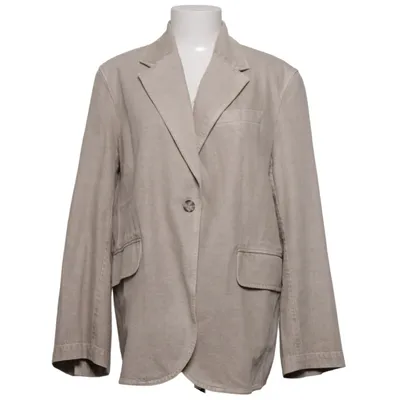 Blazer (Beige) fra Arket Bomuld, Lyocell
