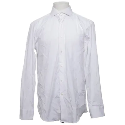 Chemise (Blanc) de Boss Coton, Élasthane, Polyamide