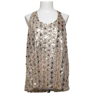 Tank Top (Gold, Beige) from Benedikte Utzon Polyester