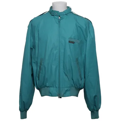 Bomber jacket (Blue) from Members Only Cotton, Polyamide, Polyester