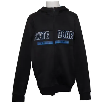 Sweat à capuche (Noir, Bleu) de Destination Coton, Élasthane