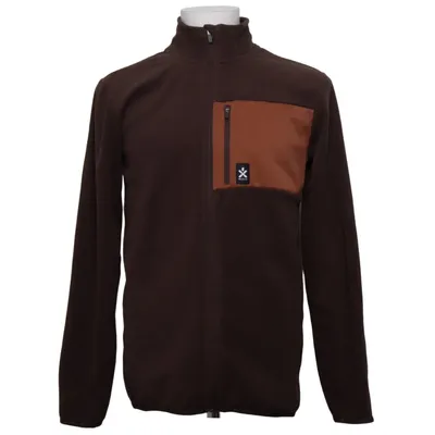 Fleece jacket (Brown, Orange) from Bula Elastane, Polyester