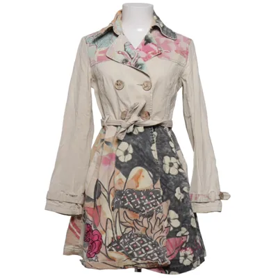 Trenchcoat (Beige, Flerfärgad) från Desigual Bomull