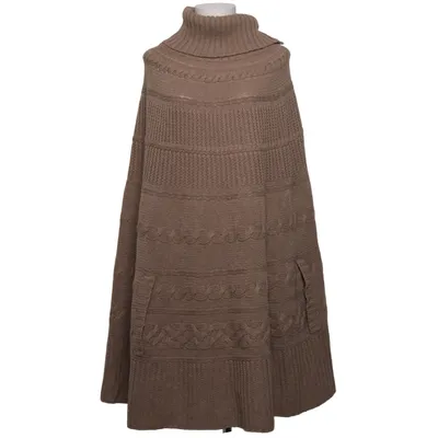 Poncho (Brown) from Tommy Hilfiger Acrylic, Alpaca wool