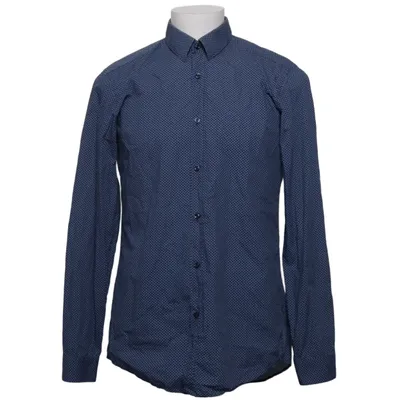 Shirt (Blauw) van Hugo Boss Katoen