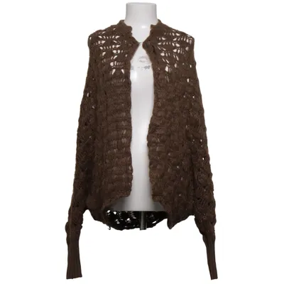Cardigan (Bruin) van Miss Sixty Mohair, Polyamide, Wol