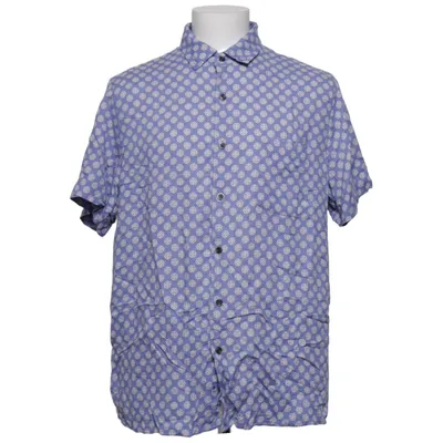 Chemise à manches courtes (Bleu, Blanc, Multicolore) de Tasso Elba Soie, Viscose
