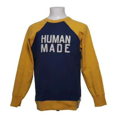 Collegetröja (Blå, Gul) från Human Made Bomull
