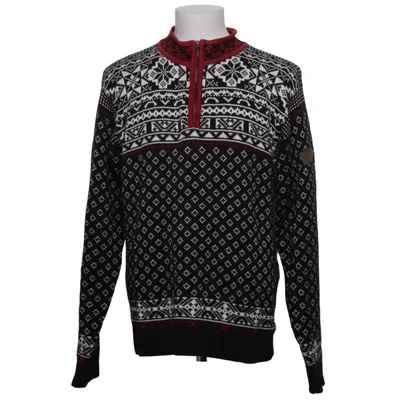 Noorse trui (Zwart, Wit, Rood) van Bluewear Katoen