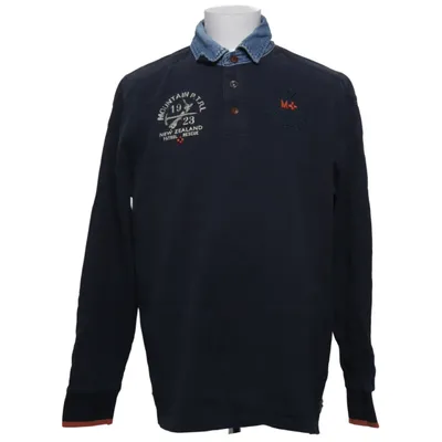 Maillot de rugby (Bleu, Gris) de New Zealand Auckland Coton