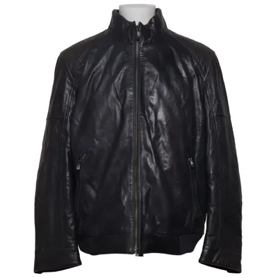 Läderjacka (Svart) från Walbusch Akryl, Skinn, Polyamid, Polyester, Viskos, Ull