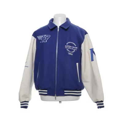 Collegejacka (Blå, Vit) från Represent Polyamid, Polyester, Polyuretan, Ull