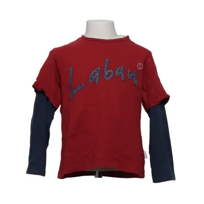 Langærmet t-shirt (Rød, Blå) fra Laban Bomuld