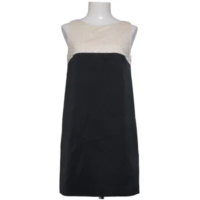 Jurk (Zwart, Beige) van Paule KA Katoen, Polyester, Viscose