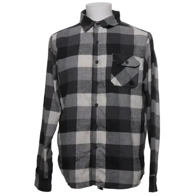 Chemise en flanelle (Noir, Blanc, Gris) de Mackenzie Coton, Polyester