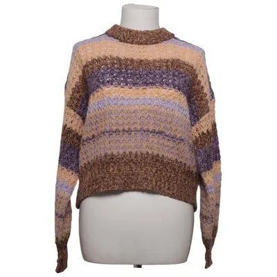 Sweater (Purple, Brown, Beige) from VILA Alpaca wool, Polyamide, Recycled polyester