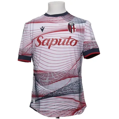 Football jersey (White, Blue, Red) from Macron Elastane, Recycled polyester