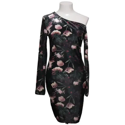 Kjole (Sort, Flerfarvet) fra For You Elastan, Polyester