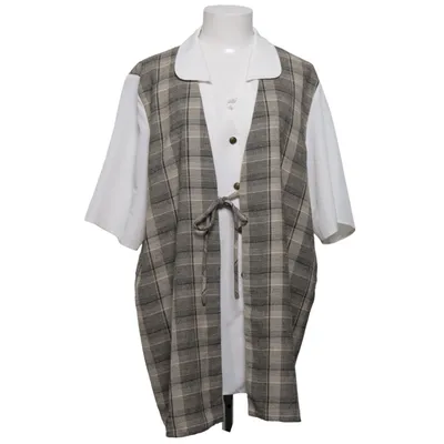 Korte mouwen shirt (Beige, Wit, Zwart) van Yessica Polyester