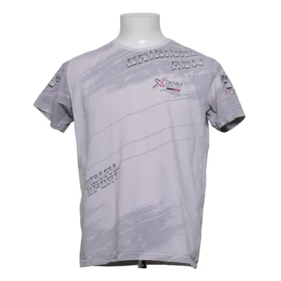 T-shirt (Grå, Hvid) fra Redway Bomuld, Elastan