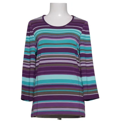 Langærmet t-shirt (Lilla, Blå, Flerfarvet) fra Bonita Elastan, Viscose