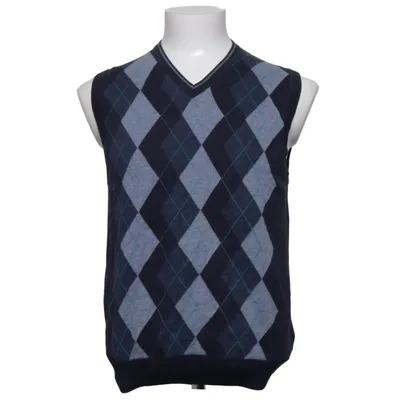 Pull sans manches (Bleu, Gris) de Structure Coton