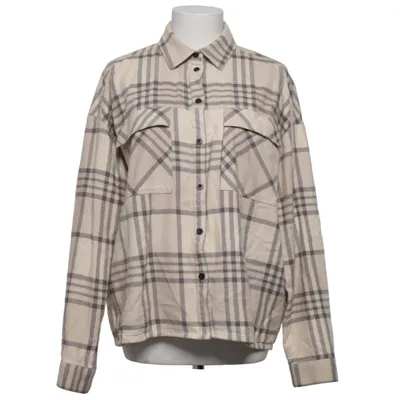 Flannel skjorte (Beige, Grå) fra Dr. Denim Bomuld