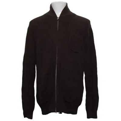 Cardigan (Brun) fra Lacrosse Premium Line Bomuld, Merinould