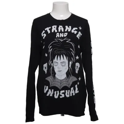 Long sleeve T-shirt (Black, White) from Disturbia Organic cotton