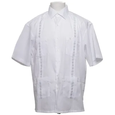 Kortærmet skjorte (Hvid) fra Rossini Bomuld, Polyester