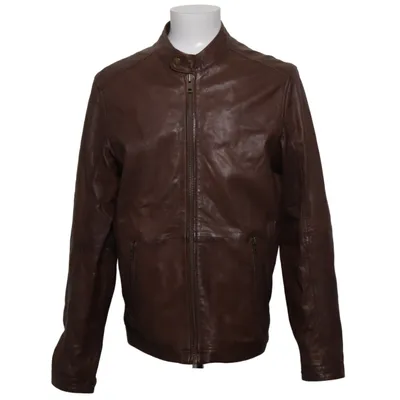 Veste en cuir (Marron) de Human Scales Cuir, Polyester