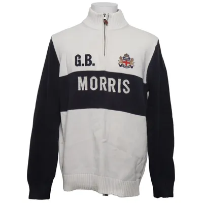Tröja (Vit, Blå) från Morris Gent's Bomull