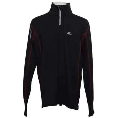 Base layer shirt (Black, Red) from Everton Elastane, Polyester
