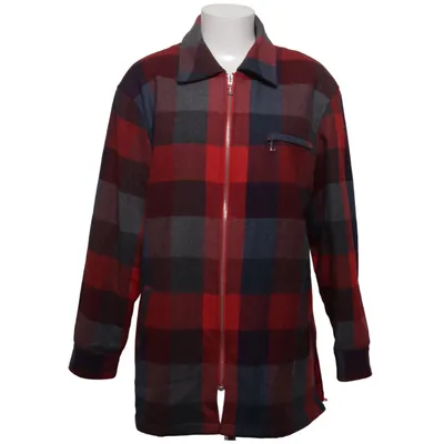 Skjortejakke (Rød, Blå, Grå) fra Lapidus Polyester, Uld