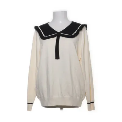 Tröja (Vit, Svart) från Kriss Polyamid, Polyester, Viskos