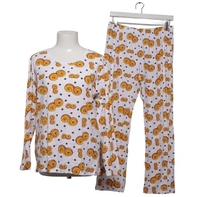 Pyjama (Wit, Geel, Zwart) van Contrast Katoen