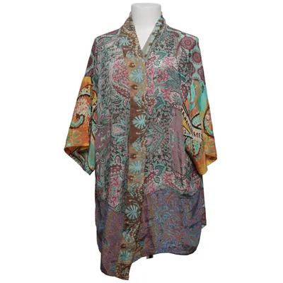 Kimono (Blå, Flerfärgad) från Boho Style Silke, Viskos