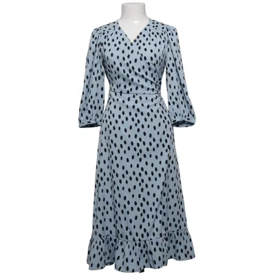 Robe portefeuille (Bleu, Noir) de ONLY Polyester