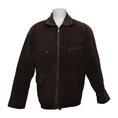 Leren jack (Bruin) van Trapper Acetaat, Katoen, Leer, Polyamide