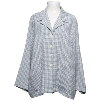 Kavaj (Blå, Flerfärgad) från Kingfield Akryl, Polyester, Ull