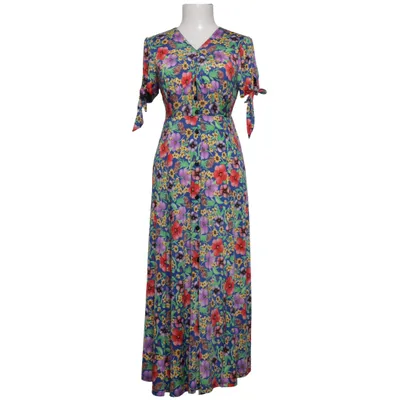 Maxi dress (Blue, Multicolored) from Fifilles Elastane, Polyester