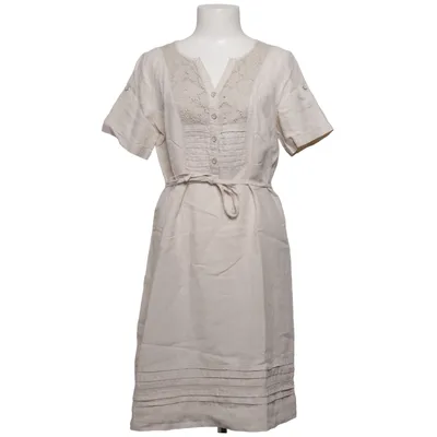 Kleid (Beige) von Flash Woman Leinen