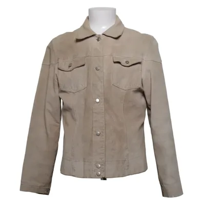 Leren jack (Beige) van Auluna Leather Company Leer