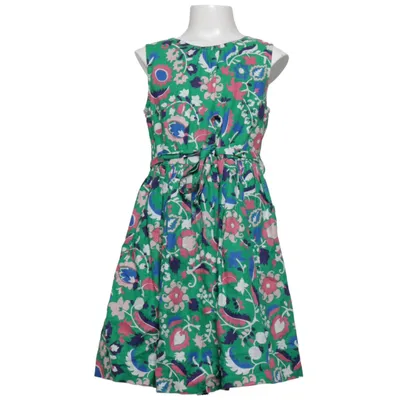 Dress (Green, Multicolored) from Mini Boden Cotton, Linen, Polyamide