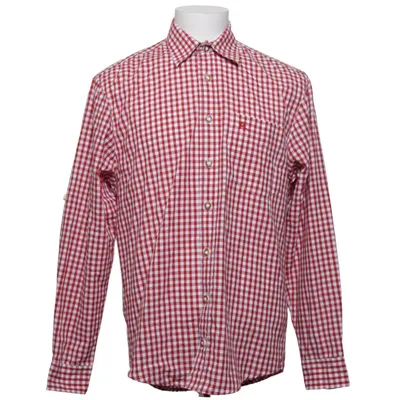 Chemise (Rouge, Blanc) de Os Trachten Coton, Polyester