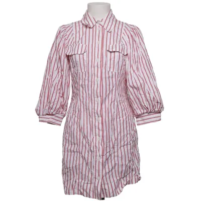 Robe chemise (Blanc, Rouge) de Ganni Coton biologique