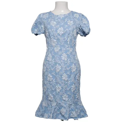 Šaty (Modrá, Bílá) Polyester