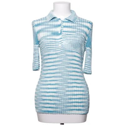 Polo (Bleu, Blanc) de Missoni Polyamide, Viscose